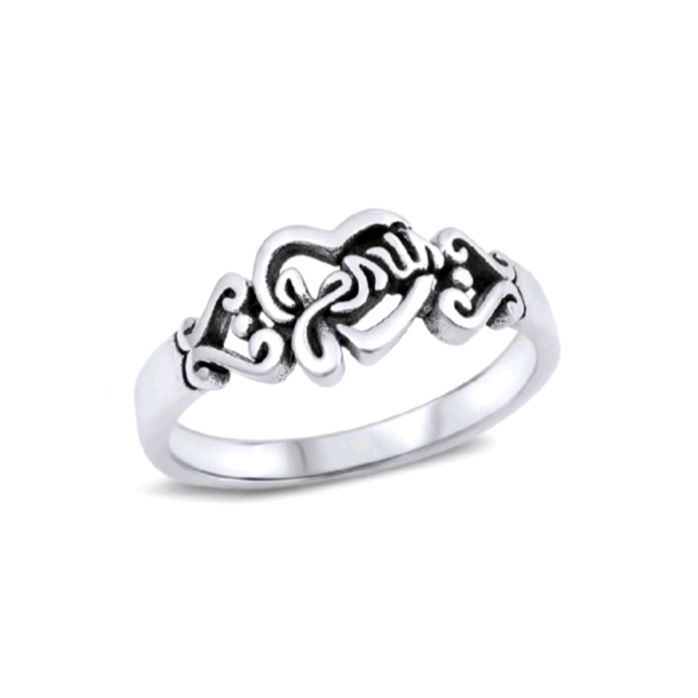 ✝️ JESUS LOVES ME, S925 RING